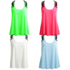 Women Summer Top Casual Sleeveless Vest Shirt Tank Crochet Lace T Shirt