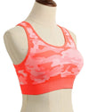 Fashion Women Sports Bra Camouflage Wireless Seamless Fitness Underwear Padded Gym Yogo Workout Vest