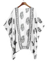 New Women Summer Kimono Cardigan Bikini Cover Up Floral Beach Robe Kaftan Boho Blouse Top Beachwear