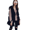 Fluffy Faux Fur Vest Waistcoat Autumn Winter Sleeveless Outerwear Women Coat Soft Hairy Overcoat