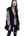 Fluffy Faux Fur Vest Waistcoat Autumn Winter Sleeveless Outerwear Women Coat Soft Hairy Overcoat