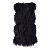 Fluffy Faux Fur Vest Waistcoat Autumn Winter Sleeveless Outerwear Women Coat Soft Hairy Overcoat