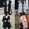 Fluffy Faux Fur Vest Waistcoat Autumn Winter Sleeveless Outerwear Women Coat Soft Hairy Overcoat