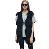 Fluffy Faux Fur Vest Waistcoat Autumn Winter Sleeveless Outerwear Women Coat Soft Hairy Overcoat