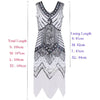 Women Dress Sequined Beading Tassel Fringe V Neck Sleeveless Bodycon Party Clubwear One-Piece