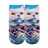 New Fashion Women Socks Cute Cartoon Print Low Cut Ankle Breathable Stretchy Casual Socks