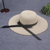 New Elegant Women Straw Sun Hat Bowknot Wide Large Brim Foldable Casual Summer Holiday Cap