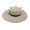 New Elegant Women Straw Sun Hat Bowknot Wide Large Brim Foldable Casual Summer Holiday Cap