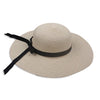 New Elegant Women Straw Sun Hat Bowknot Wide Large Brim Foldable Casual Summer Holiday Cap