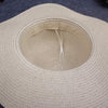 New Elegant Women Straw Sun Hat Bowknot Wide Large Brim Foldable Casual Summer Holiday Cap