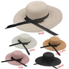 New Elegant Women Straw Sun Hat Bowknot Wide Large Brim Foldable Casual Summer Holiday Cap