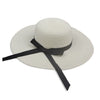 New Elegant Women Straw Sun Hat Bowknot Wide Large Brim Foldable Casual Summer Holiday Cap