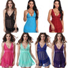 Sexy Women Lingerie Babydoll Lace Dress Set Sleepwear Underwear Transparent Nightwear Panties Set