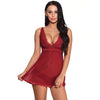 Sexy Women Lingerie Babydoll Lace Dress Set Sleepwear Underwear Transparent Nightwear Panties Set