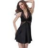 Sexy Women Lingerie Sleep Dress Mesh Lace Mini Dress Sleepwear Nightgown Nightdress