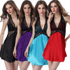 Sexy Women Lingerie Sleep Dress Mesh Lace Mini Dress Sleepwear Nightgown Nightdress