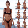 New Sexy Women Bikini Set Swimsuit Push Up Padded Bra High Cut Bottoms Swimwear Bathing Suits