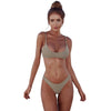 New Sexy Women Bikini Set Swimsuit Push Up Padded Bra High Cut Bottoms Swimwear Bathing Suits