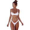 New Sexy Women Bikini Set Swimsuit Push Up Padded Bra High Cut Bottoms Swimwear Bathing Suits