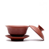 Handmade Yixing Zisha Clay Brown Gaiwan 110ml