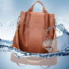 Genuine Leather Anti-theft Bag for Women - Brown