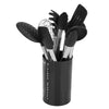 Greensen 9 pcs Silicon Cooking Utensils - Black