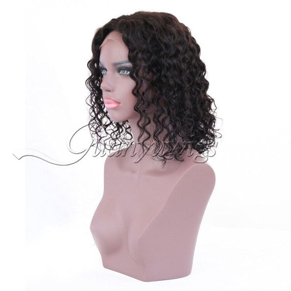 Guanyu Full Lace Frontal Curly Virgin Hair - Black