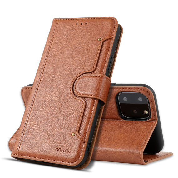H1142 iPhone 12/13 Pro Max Genuine Leather Mobile Phone Case