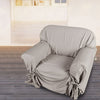 High Quality Soft Cotton Slipcover Couch Sofa Slip Cover for Loveseat 2 Seater Dark Blue