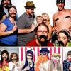 24Pcs Photo Props Mask Set for Wedding Christmas Birthday Party Beard Hat Glasses Lips Tobacco Pipe Creative Decoration