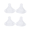 2pcs Silicone Wide-Neck Nipples for Baby Infant Y Hole