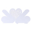 20pcs Romantic Mini Heart DIY Candy Cookie Gift Box for Wedding Party with White Ribbon