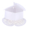 20pcs Romantic Mini Heart DIY Candy Cookie Gift Box for Wedding Party with White Ribbon