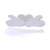 20pcs Romantic Mini Heart DIY Candy Cookie Gift Box for Wedding Party with White Ribbon