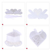 20pcs Romantic Mini Heart DIY Candy Cookie Gift Box for Wedding Party with White Ribbon