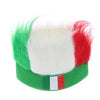 Anself America Flag Football Soccer Fans Wig Head Cap European Cup FIFA World Cup Sports Carnival Festival Cosplay Costume