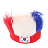 Anself America Flag Football Soccer Fans Wig Head Cap European Cup FIFA World Cup Sports Carnival Festival Cosplay Costume