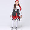 Festnight Cosplay Let's Pretend Pretty Seas Buccaneer Costume Cute Pirate Child Costumes Halloween Kids' Suit