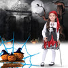 Festnight Cosplay Let's Pretend Pretty Seas Buccaneer Costume Cute Pirate Child Costumes Halloween Kids' Suit