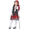 Festnight Cosplay Let's Pretend Pretty Seas Buccaneer Costume Cute Pirate Child Costumes Halloween Kids' Suit