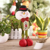 Festnight High-end Lovely Christmas Stuffed Toy Delicate Adorable Standing Santa Clause Reindeer Snowman Xmas Doll Christmas Decoration