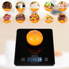 5KG/1G Accurate Touch Screen LCD Backlight Digital Kitchen Food Scale G/LB/OZ Electronic Weight Balance for Baking Cooking Tare Function