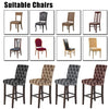 Wedding Banquet Decorations Removable Washable Dining Chair Cover Elastic Spandex Chair Cover 3D Printing Home Ceremony Chair Seat Covers Events Supplies Party Decoration