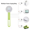 3 in 1 Multifunction Mini Portable USB Fan with 3 Level Adjustable Fan Speed Selfie Stick Handheld Fan with Silicone Handle