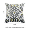 18"*18" Flower Totem Pattern Throw Pillow Case Well-made Soft Cushion Cover Sofa Chair Bed Decorative Square Pillow Cover 45*45cm Pillow Sham with Hidden Zipper Closure