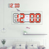 Multifunctional Large LED Digital Wall Clock 12H/24H Time Display With Alarm and Snooze Function Adjustable Luminance