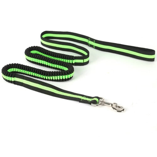 Noctilucent Elastic Adjustable Retractable Lead Rope Dog Running Leash Shock Absorbing Restraints Durable for Pet Vest