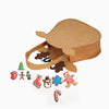 5pcs/set Christmas Candy Bags Gift Wrap Pocekts Bags X'mas Decorations Ornaments--Reindeer