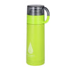 350ml Solid Vacuum Water Cup Stainless Steel Vacuum Insulated Water Bottle High Quality Warm Keeping Water Bottle Heat & Cold Preservation Bottle Travel & To-Go Water Bottle