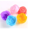 10Pcs Silicone Cake Mold Rose Shaped Chocolate Mold Baking Tool Jelly and Candy Mold Tray Soap   Making Mold for Sugarcraft